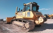 Used Komatsu Dozer in yard